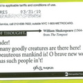 Train of Thought - William Shakespeare - The Tempest (1 of 12)